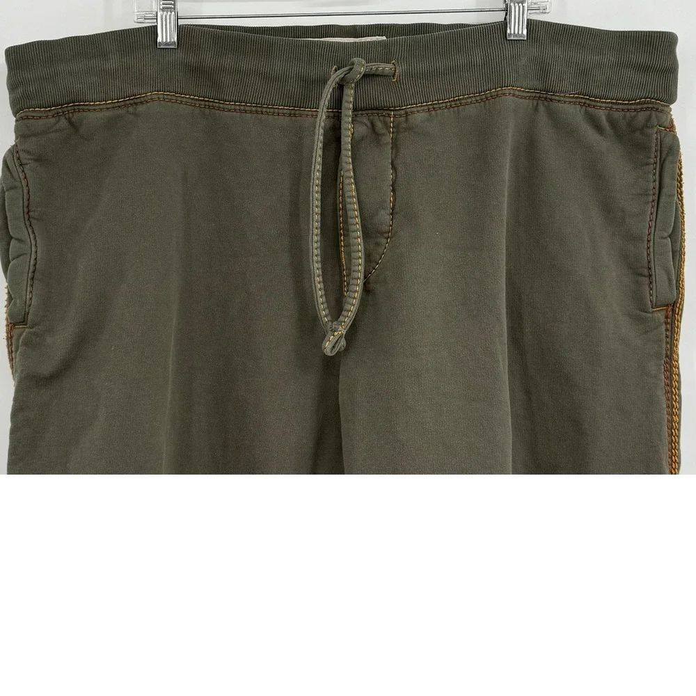 True Religion Men's Joggers Sweatpants XXXL Military Green Activewear Casual Y2K